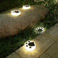 thumbnail image 2 of 2pcs Outdoor Solar Wall Lights IP65 Waterproof Decor Patio Garden Front Door Stairs Yard Driveway Path White Warm, 2 of 3