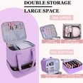 thumbnail image 3 of Funda organizadora de esmaltes de uñas FCQQYWZ con capacidad para más de 30 botellas, 3 of 6