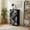 Color-4, variant on 4 Drawer Vertical Storage Dresser bright artistic tropical palm leaves tropical leaves with Wood Top Fabric Pull Drawers