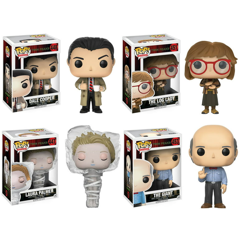 ur Grund Matematisk Funko Television POP! Twin Peaks Collectors Set; Agent Copper, Log Lady,  Laura in plastic wrap, Giant - Walmart.com
