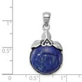 thumbnail image 2 of FB Jewels Sterling Silver Rhodium-plated w/Lapis Lazuli Pendant, 2 of 2