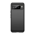 thumbnail image 2 of PANDACO Black Brushed Metal Case for Google Pixel 10 Pro, 2 of 5