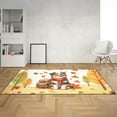 thumbnail image 2 of Welcome Fall Miniature American Shepherd Enjoys School Time Autumn Fall Leaves Indoor Rug MAS Dog Lover Gifts Carpet Living Bed Room Sofa Home Decor - 02013, 2 of 5
