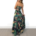 thumbnail image 2 of Las mujeres de dos piezas Set Crop Top Skirt Floral Print Bandeau sin tirantes sin mangas volan Abanopi Traje de mujer, 2 of 7