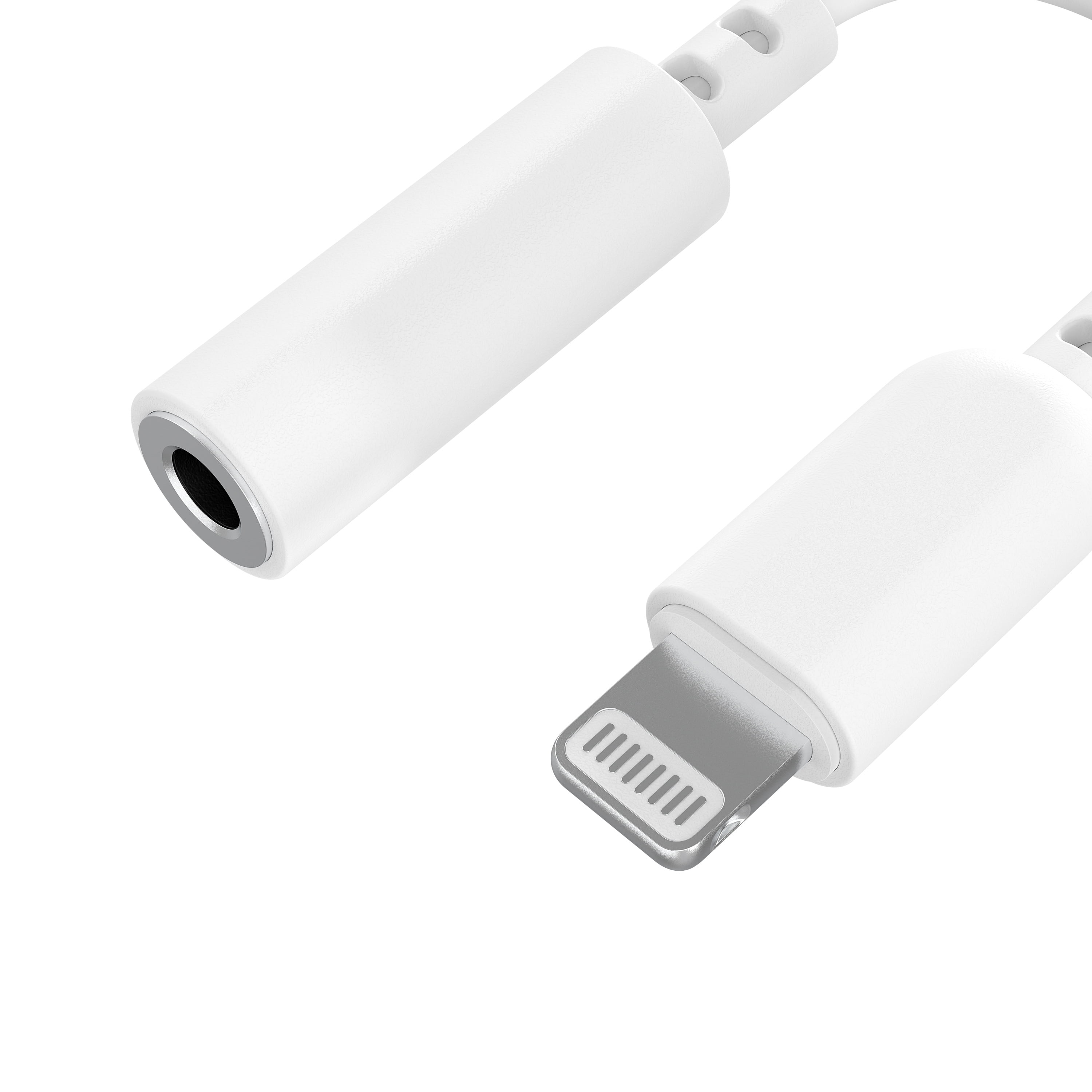 onn. to 3.5 mm AUX Adapter, White - Walmart.com
