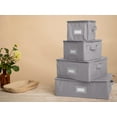 thumbnail image 7 of Covermates Keepsakes Dish Storage Box - Stackable, Reinforced Handles, China Storage, Graphite, 7 of 7