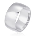 thumbnail image 2 of Decadence 10K White Gold 8mm Polished Plain Wedding Band, 2 of 5