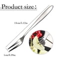 thumbnail image 3 of Kitchen Knife Set Forks Stainless Salad Cake Tasting Forks 5.1 Inch Forks Set for Birthday Wedding Restaurant, 3 of 9