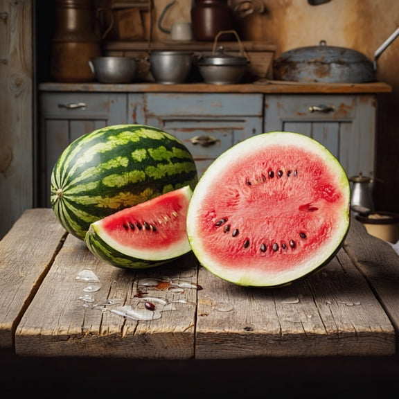 100 * SEEDS * Crimson Sweet Watermelon Citrullus lanatus Fruit Melon Seeds