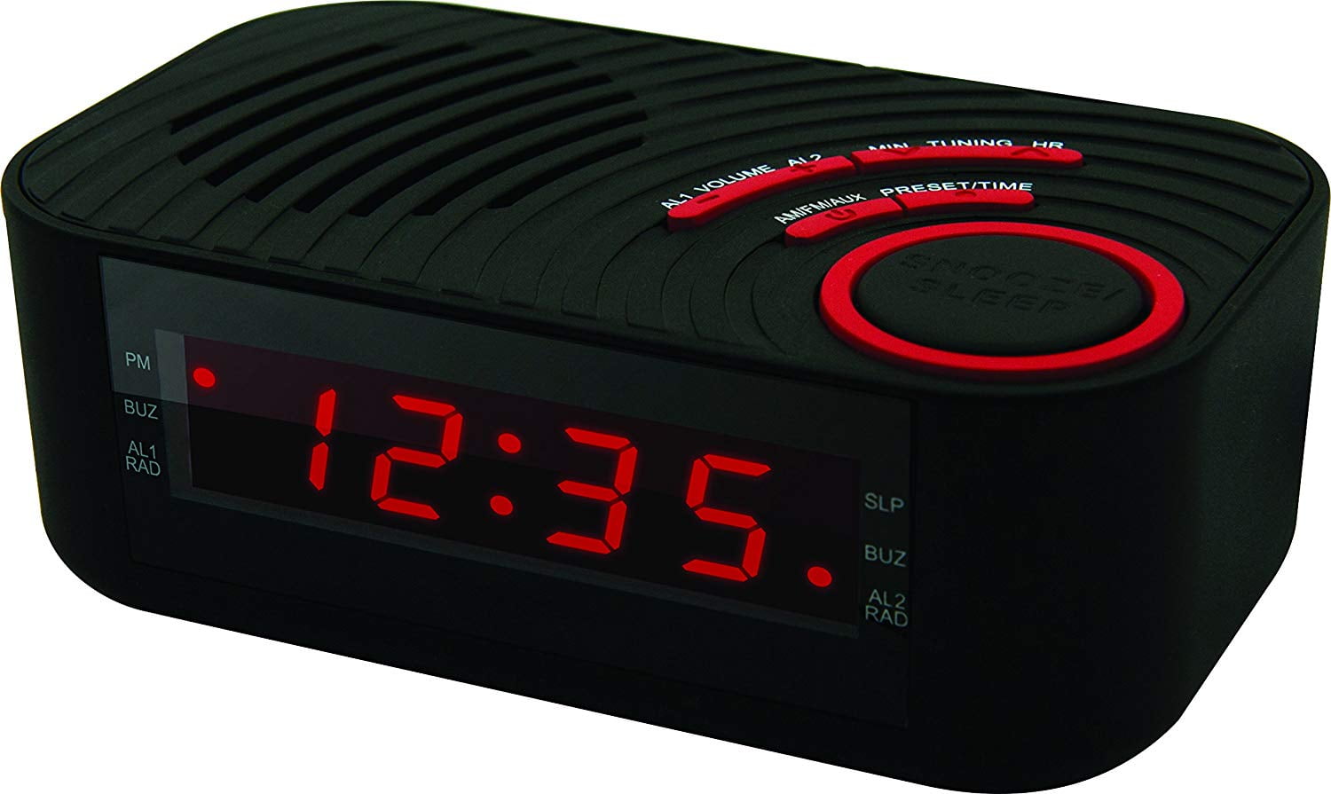 RCA RCR8622 Dual Alarm Clock AM FM Radio w4 Multi color Wraps /phone USB Charger 