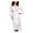 White, variant on Joernso Women Silk Kimono Dress Long Gown Babydoll Bath Robe Waist Belt Nightwear