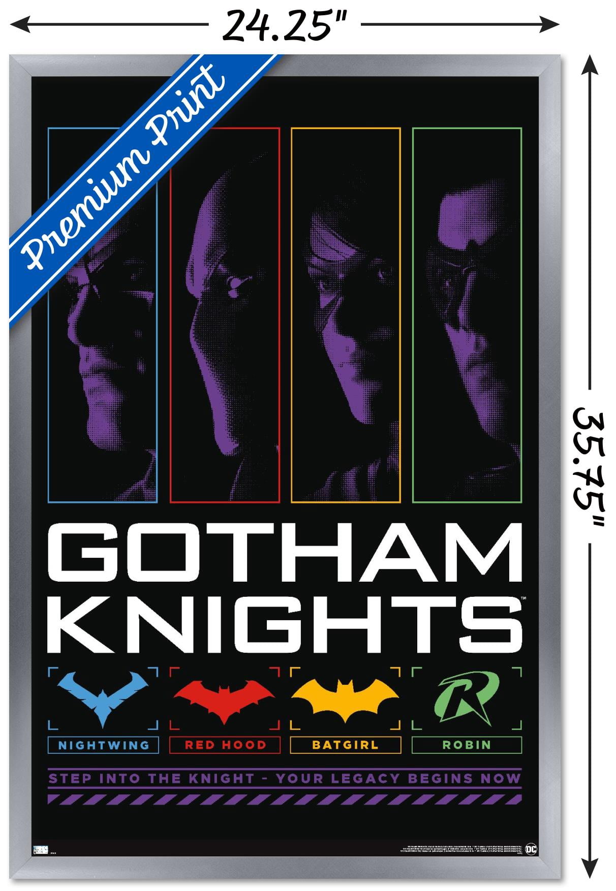 DC Comics Gotham Knights - Step In Wall Poster, 22.375" x 34" Framed