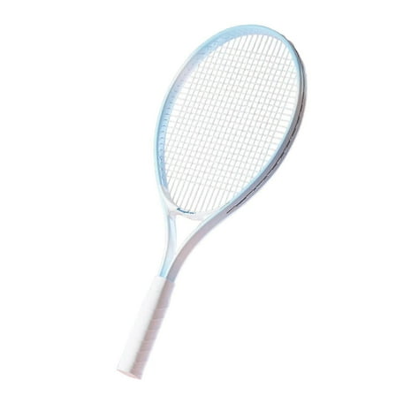 Beginner tennis racket suitable for tennis courts, stadiums, backyards, blue
