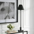 thumbnail image 4 of Uttermost Pilot Contemporary Metal and Marble Buffet Lamp in Black, 4 of 6
