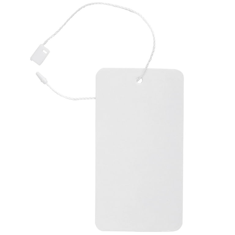 Small White String Hard Paper Tags