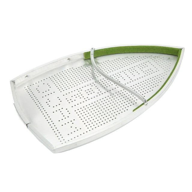 Placa protectora de ropa de hierro para el hogar, Material de aluminio para zapatos de hierro, brillo de tela protectora, 12,7x22cm/5,0x8,7 pulgadas