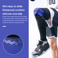 thumbnail image 4 of NIBOLOG Sports Knee Brace Leg Sleeve Soft High Elastic Breathable Wear Resistant Leg Pain Relief Knee Support Pad, 4 of 7