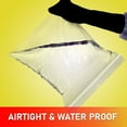 thumbnail image 4 of 25 COUNT 4 Gallon Disposable Food Storage Freezer Bags - 4 MILL. EXTREME THICK BAGS Large Super Spacious Strong Clear Big Bags, Zipper, Heavy Duty Plastic For Clothing, Toys, Moving,( 18''x20''), 4 of 5
