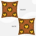 thumbnail image 3 of ZNDUO Throw Pillow, 16"x16" Bed Pillow and Couch Pillows - Indoor Decorative Pillows，Bird Fortune Tile Collage Throw Pillow, 3 of 8