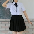 thumbnail image 6 of KTMKH A-Line Pleated Vintage Skirts for Women Girls Fashion School Uniform Solid Skirt Academic Style Skirt, 6 of 6
