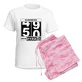 thumbnail image 6 of CafePress - 50Th Birthday Oldometer Pajamas - Women's Short Sleeve Print T-Shirt and Pants Light Cotton Pajama Set, 6 of 7