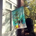thumbnail image 2 of Carolines Treasures BB4201CHF Merry Christmas Tree Papillon Black & White Flag Canvas House Size, 2 of 4