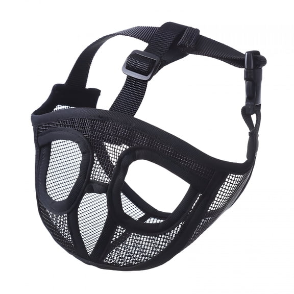 GASTROPOD 2026 New Short Snout Dog Muzzle Bulldog Muzzle,Stop Dog for Biting Barking Chewing,Adjustable,Black