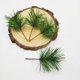 thumbnail image 3 of 10 Uds. De agujas de pino verde artificiales, ramas pequeñas, tallos, selecciones para arreglos florales navideños, decoraciones navideñas, 3 of 5