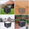 thumbnail image 4 of Housse de Table de Foyer Carrée 28 Po*28 Po*25 Po, Housse de Table de Feu Imperméable Carrée Anti-UV Robuste pour Meubles de Patio avec Évent et Poignée, 4 of 5