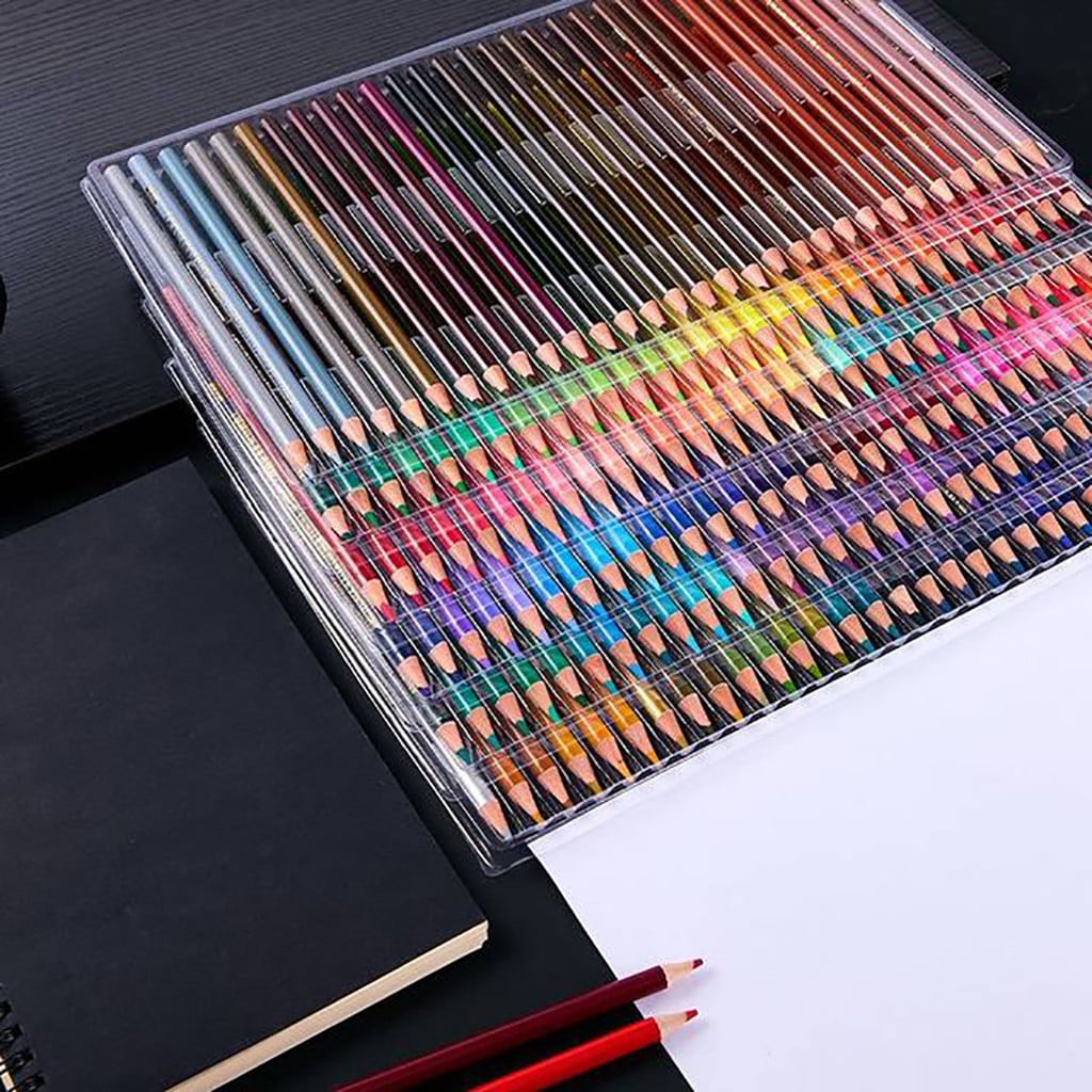 UNLLLL 72 Color Colored Pencils Set Brush Art Graffiti Pen Oily Colored Pencils, for Students and Office Workers