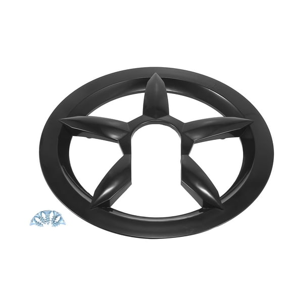 Unique Bargains 40 42 Teeth 6.5cm 5 Holes Bicycle Bike Crankset Chain Wheel Cover Protector Wheel Cover Black