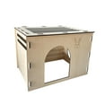 thumbnail image 2 of BELOVING Rabbit House Cage Accessories Sleeping Bunny Castle for Kittens Gerbil Style B, 2 of 10
