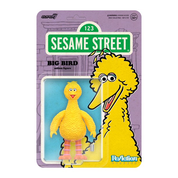 Figura de acción Super7 Big Bird de 3,75" de Sesame Street