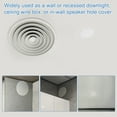 thumbnail image 7 of 134mm / 5.3" Diameter Spring Ceiling Hole Cover Plate, 1 Pack Downlight Hole Trim Wall Mount Decorative Cap Access Panel for 2-3.3" Round Ceiling and Wall Openings, White, 7 of 7