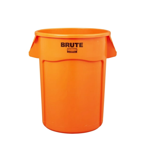Contenedor Brute Rubber AltaVisibilidadVentilad,167L,Naranja Rubbermaid 2119307