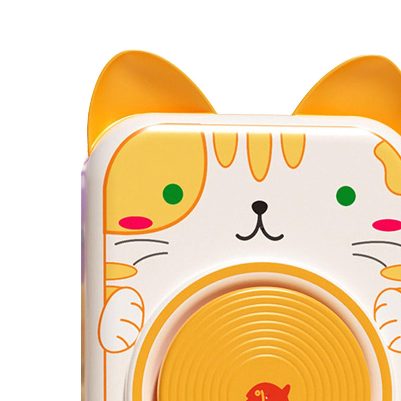 FVDPWYE Kids Pottery Wheel DIY Clay Crafts Toys Hands on Practice Air Drying Lightweight Cat Shaped