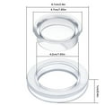Standard Size Silicone Umbrella Hole Plug And Cap Set For Glass