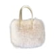 thumbnail image 5 of Bolso de mano peludo para mujer, tipo cartera, con asa, tipo clutch, informal, tipo bandolera, para el trabajo Beige, 5 of 9