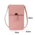 thumbnail image 2 of Compatible with Cell Phone Bag, Multi-pocket Crossbody Pouch with Shoulder Strap-pink, 2 of 5