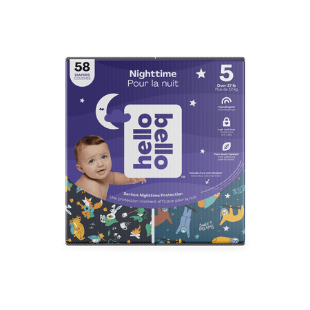  Hello Bello Premium Gender Neutral Overnight Baby Diapers I Affordable and Eco-Friendly Extra