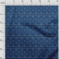 thumbnail image 2 of oneOone Cotton Silk Fabric Geometric Block Printed Fabric 1 Yard 42 Inch Wide, 2 of 4