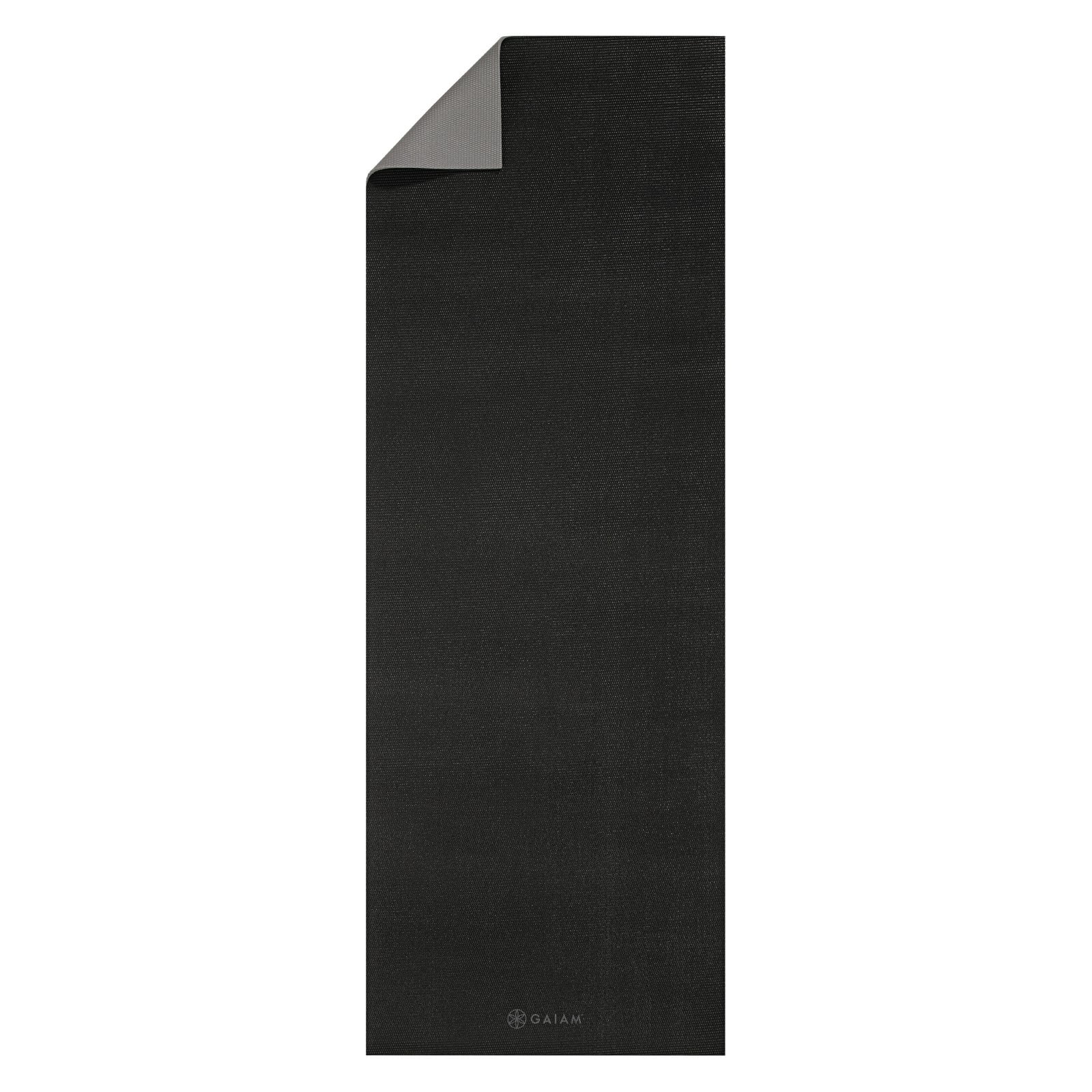 Gaiam 2-Color Yoga Mat, Granite Storm, 4mm