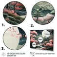 thumbnail image 3 of Designart "Zen Garden Asian Painting VIII" Asian Metal Art Print Set, 3 of 5