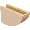 thumbnail image 5 of 4"W x 12"D x 8"H Classic Durham Rough Cedar Woodgrain TimberThane Corbel, Primed Tan, 5 of 6