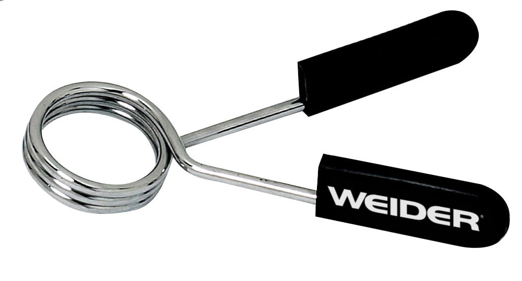 Collars Details about   Weider Olympic Curl Bar with Partially-Knurled Grip & 310 lb Capacity 