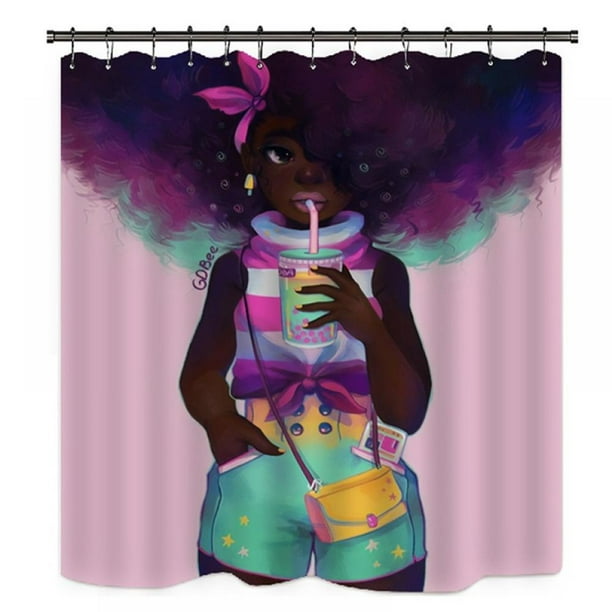 Monday Clearance Shower Curtain High Definition Digital Printing Polyester Fiber Waterproof Shower Curtain Walmart Com Walmart Com