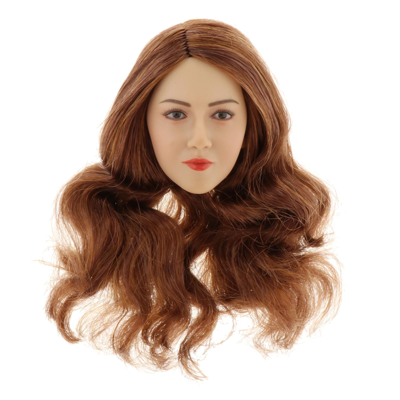 1:6 Customize Male/ Female  Planted HairHead Sculpt Toy Fit 12'' Body Toy Gift 
