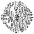 thumbnail image 2 of 35pcs Elegant Stickers Floral Stickers Black and White DIY Stickers for Notebooks Laptops Suitcases, 2 of 9