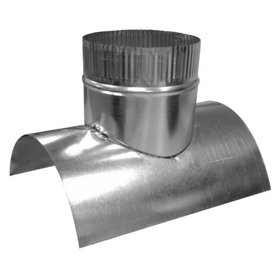 Duct Outlet 90 Degree Saddletap Round HVAC (6") to fit on 10"