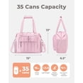 thumbnail image 2 of Puffer Cooler Bag 35 Cans Insulated Soft Cooler for Women Lightweight Ice Chest Leakproof & Portable Lunch Coolers for Picnic, Beach, Camping, Work, Travel, Trip, 2 of 5